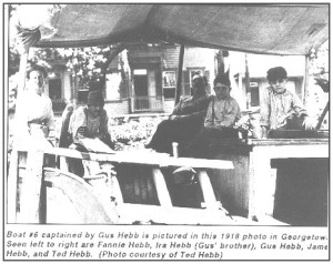 Hebb Family on the C &amp; O circ. 1918.