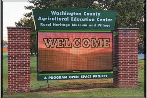 Washington County Argricultural sign