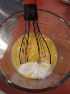 whisking your eggs