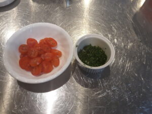 tomatoes and parsley