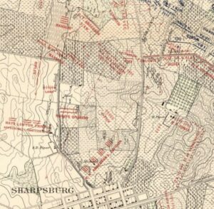 Carman-Cope Battlefield Map 9:00-9:30am Sept. 17, 1862