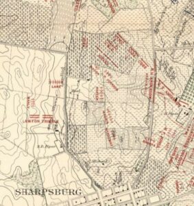 Carman-Cope Battlefield Map 3:00-3:45pm Sept. 17, 1862